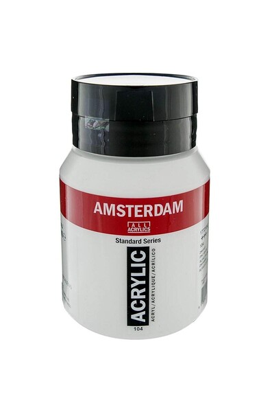 Talens Amsterdam Standart Akrilik 500 Ml. Zinc White / 104