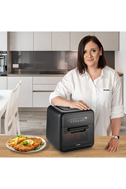 Breville Еърфрайър, фритюрник с горещ въздух и ротисьор, без мазнина, Brevill...