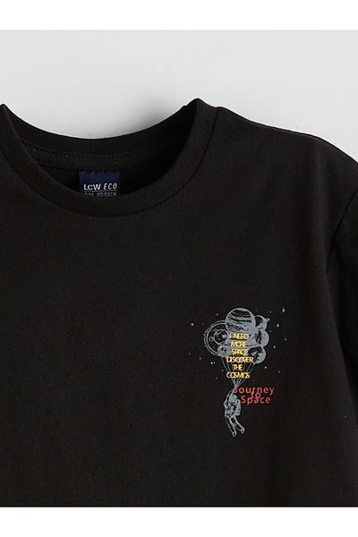 LC Waikiki Νέα σεζόν Crew Neck Boy's Tisort - S5K381Z4