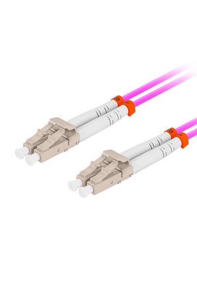 Lanberg Fiber optic network cable with length 10 m and LC/UPC-LC/UPC connectors, Lanberg Z32334, MM, DUPLEX 3.0MM