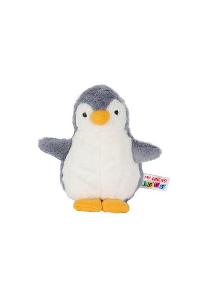 MY FRİEND TOYS 4134 Penguin Plush Gray -My Friend Toys