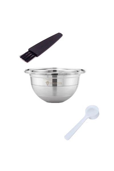 motor starter Stainless steel coffee capsule, refillable/reusable, brush/spoon, Nespresso Vertuo compatible, sky