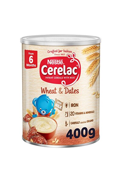 Cerelac Nestle Cerelac Wheat & Dates From 6 Months 400 g