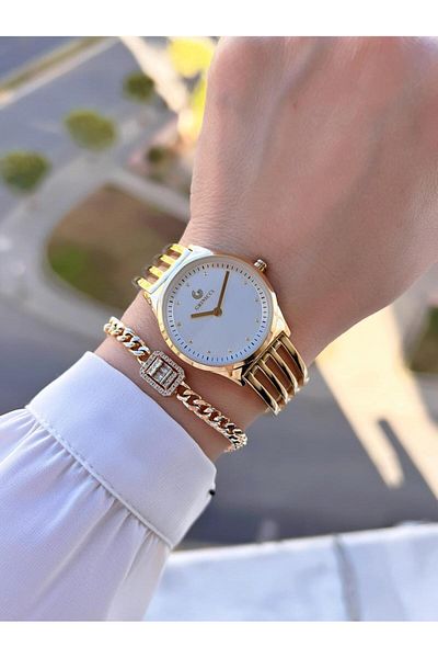Revello By Grinicci Elite Design 2 Years Warranty 5 Atm Water Resistant Women's Wristwatch Grc.101.M2