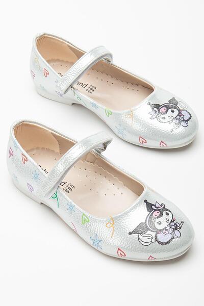Pabuçland Insole Orthopedic Girl's Kuromi Figured Ballerinas