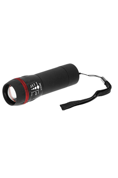 Orno VIRONE LT-4 LED flashlight, 1W, 60lm, zoom, black