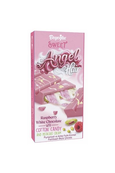 OEM Angel Hair Chocolate with Pistachio and Cotton Candy, Beyoglu 185 g