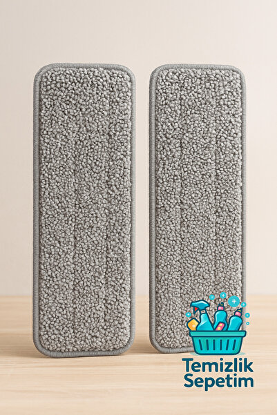 temizliksepetim CırtCırtlı Tablet Mop ve Sprey Mop Uyumlu Mikrofiber Yedek Be...