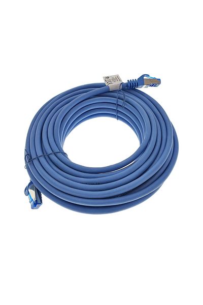 Lanberg Shielded S / FTP cable, Lanberg 42714, cat 6A, 2xRJ45 plug, length 10 m, AWG 26, 500 MHz, LSZH