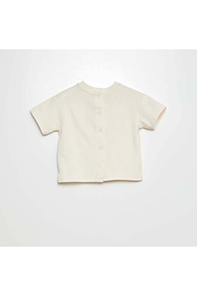 KIABI Short-sleeved T-shirt - Tough CottonT WHITE