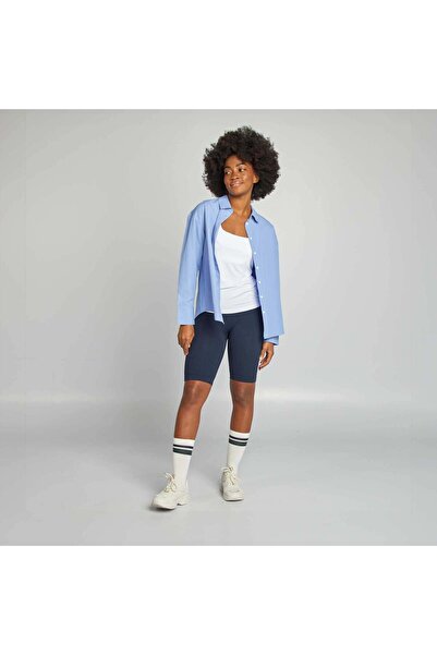 KIABI Stretch T-shirt with square neckline WHITE