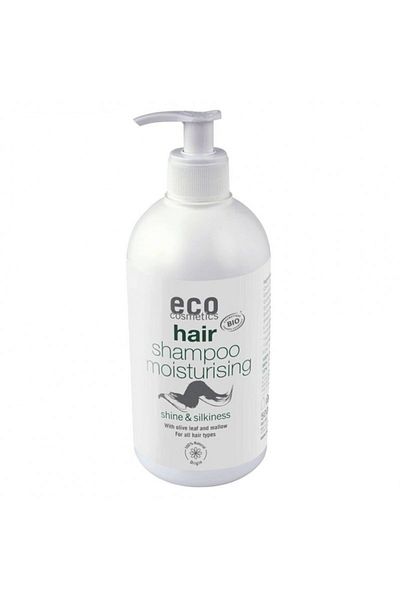 Eco Cosmetics Sampon hidratant nalba si maslin Eco Cosmetics, FAMILY SIZE 500ml par uscat, deteriorat