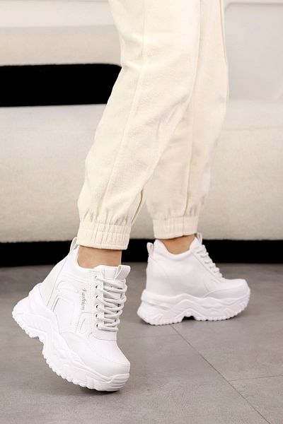 Mamito Ayakkabı Layla Lace-Up High-Top Sneakers