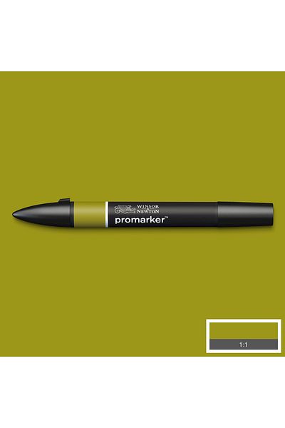Winsor Newton Promarker Çift Uçlu Alkol Bazlı Grafik Çizim Kalemi Herb Green (Y524)