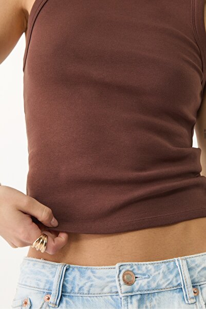 Stradivarius Basic racerback top