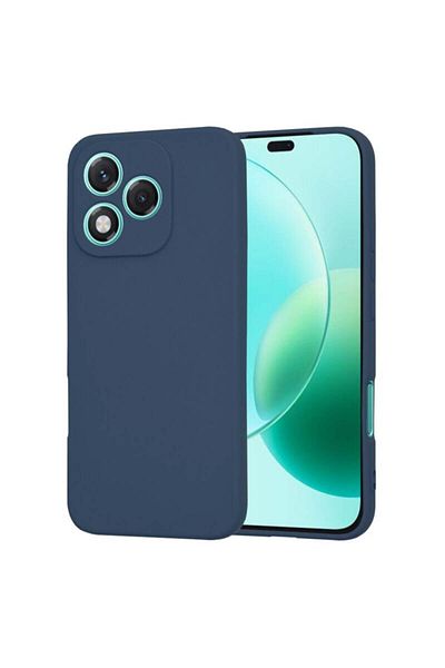 SKYDDAR INNOVATION Carcasă pentru Honor 400 Lite, silicon catifelat, SoftElegance, albastru marin, set autocolante