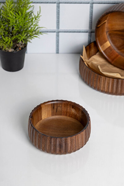 FH finehome Curve Acacia Bowl 15 cm