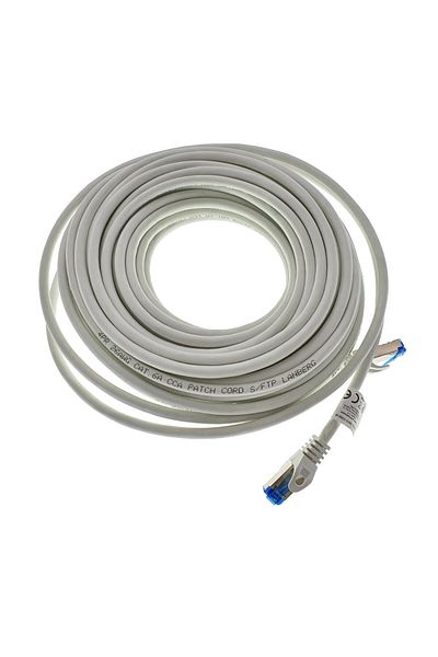 Lanberg Shielded S / FTP cable, Lanberg 42728, cat 6A, 2xRJ45 plug, length 15 m, AWG 26, 500 MHz, LSZH