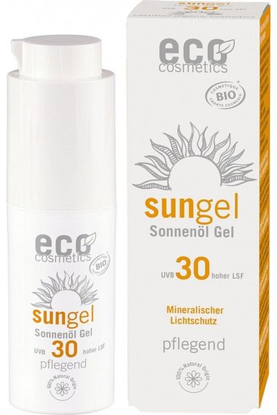 Eco Cosmetics Transparent facial gel with high sun protection SPF 30, Eco Cosmetics, 30 ml