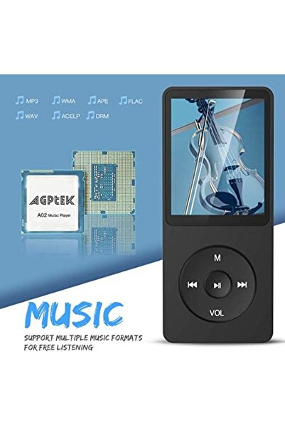 AGPTEK A02 16GB & 70 Hours Playback MP3 Lossless Sound Music Player