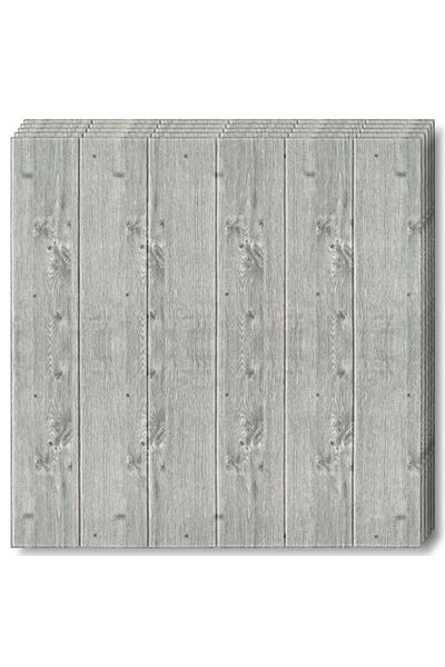 Teno Set 100x Tapet Panou 3D Teno®, Model Lemn, suprafata acoperire 9.8 mp, 70x70 cm, gri