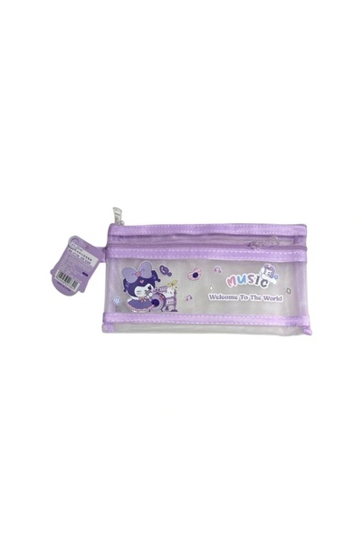 Odak KT62055 KUROMİ ÇİFT GÖZLÜ FİLE DAR KALEM ÇANTASI 21 x12 - TEKLİ