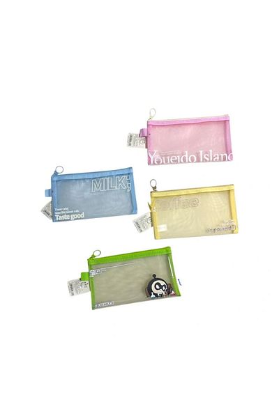 Odak A6199 Zippered Mesh Rainbow A6 Bag (Mesh File) - Single