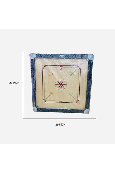 rexa Carrom Board Game with Smooth Surface for 2 to 4 Players