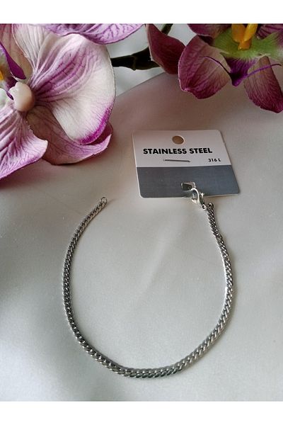 Pervin Ablacım Steel Thin Fish Sartie Men's Bracelet