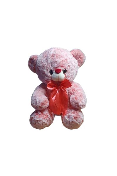 ABYZ Fluffy teddy bear, pink, 30cm