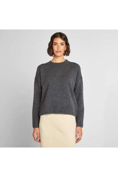 KIABI Plain warm sweater GREY