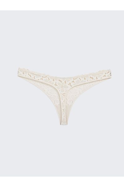 LC Waikiki Chiloți tanga din dantelă de sezon nou - S5FU16Z8