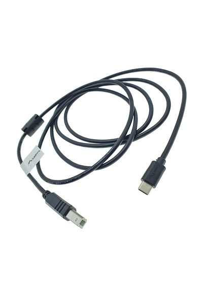 Lanberg USB Type C USB 2.0 Printer Cable, 1.8 m, Lanberg 42979, USB B to USB-C, with ferrite core, black