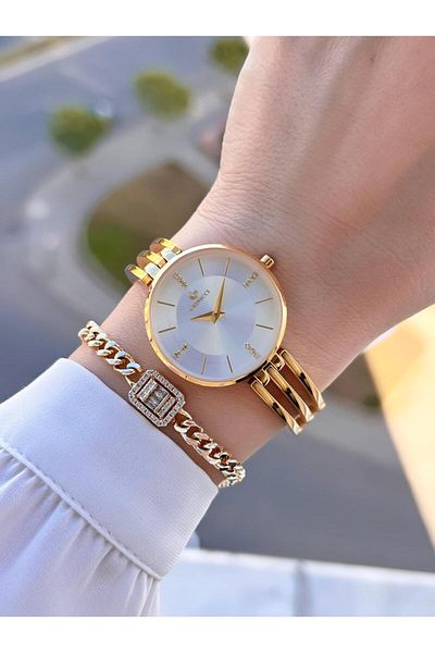 Revello By Revello Grinicci Elite Design 2 Years Warranty 5 Atm Water Resistant Women Wristwatch Grc.101.M8
