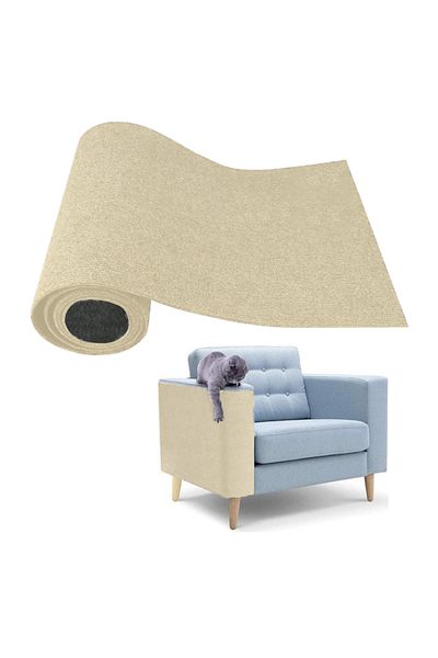 BEYLİNİ Cat Scratching Carpet Adhesive All Surface Applicable Cuttable Furniture Protective Mat (40X100)