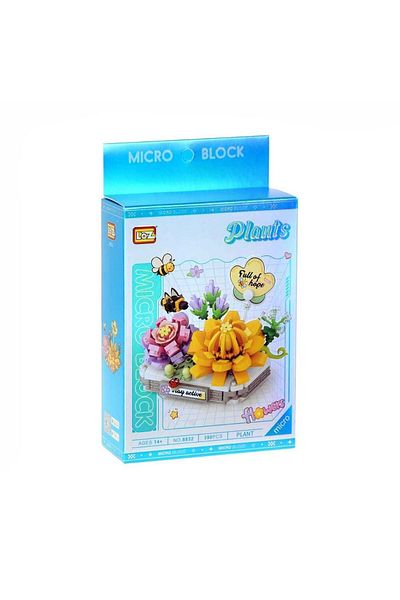 hak-iş oyuncak Loz 2-Piece Lotus Flower 390 Piece Block