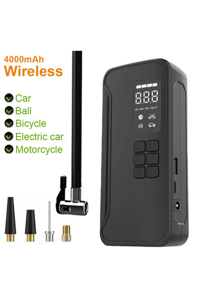 Choice1 C0019 Wireless Air Pump 150psi Touch Screen/Key Portable Electric Tir...