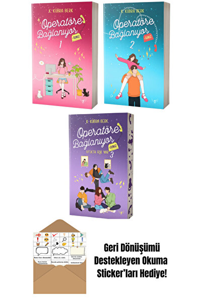 Artemis Yayınları Operatöre Bağlanıyorsunuz 3 Kitap Set + Okuma Sticker'ları