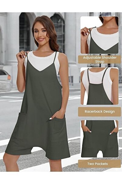 Heekpek Women's jumpsuit, dark gray, HEEKPEK