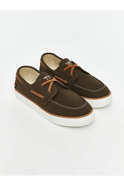 LC Waikiki Khaki Lace-Up Men's Classic Shoes
