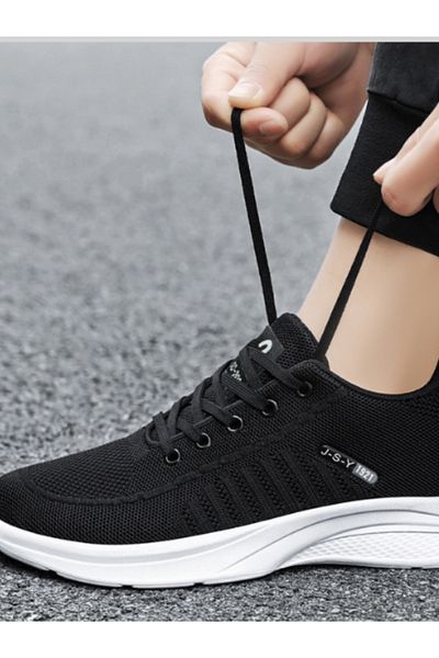 Pedwalker By Styli Plain Round Toe Cushioned Training Shoes