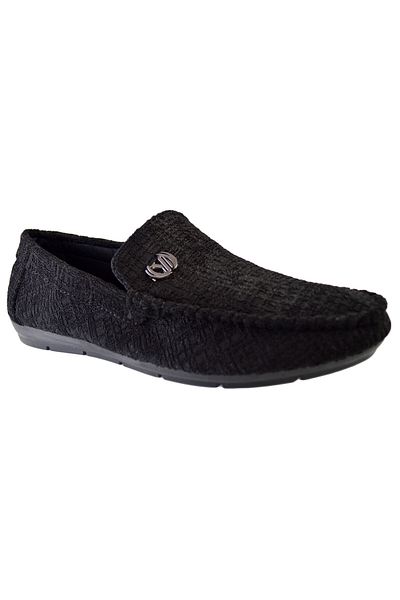 THEICONIC Men's loafers, Black, made of textile material