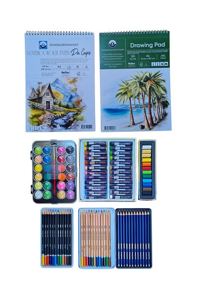 SYArts Professional Painting Starter Kit (Complete 98 Pieces Everything Wanted Here) New