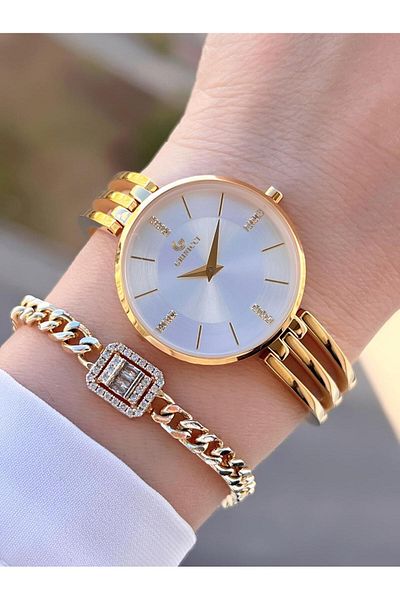 Revello By Revello Grinicci Elite Design 2 Years Warranty 5 Atm Water Resistant Women Wristwatch Grc.101.M8