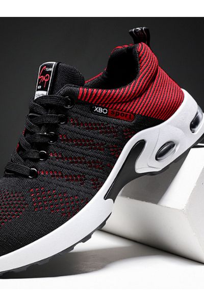 Pedwalker By Styli Two Tone Mesh Round Toe Running Shoes