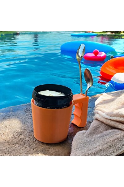 Home Ice Cream Holder 500 ml – Ice Cream Holder – Don'T Freeze Your Hands – with Spoon Chamber