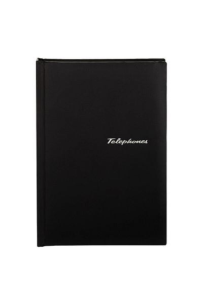 OEM Agenda Telefonica, Negru, Index A-Z, Format 15x21 cm