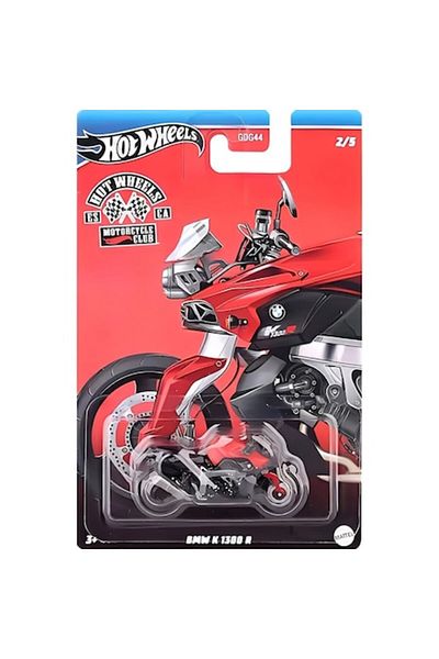 HOT WHEELS Motocicleta metalica Hot Wheels, Motorcycle Club, BMW K 1300 R, 1:64, Rosu