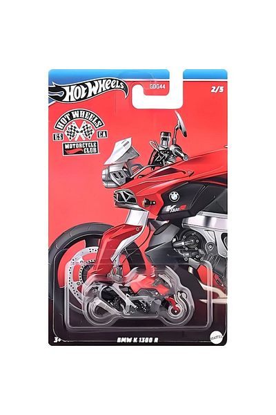 HOT WHEELS Motocicleta metalica Hot Wheels, Motorcycle Club, BMW K 1300 R, 1:64, Rosu