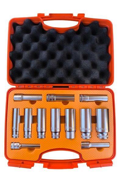 ÖZGÜN Rico 1/2 12 Corner Long 12 Corner Star Socket Set